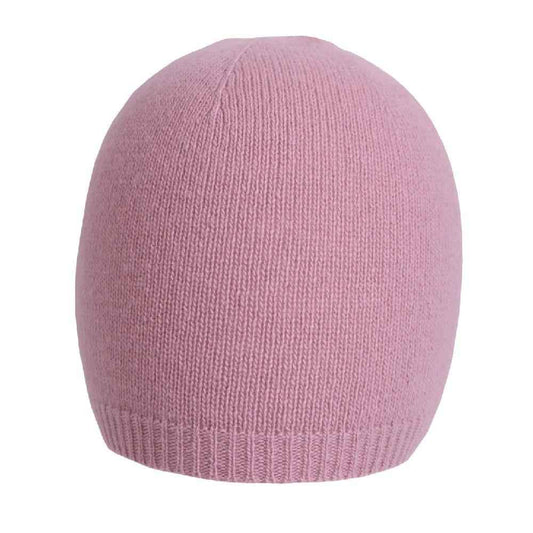 CUFFIETTA Cappellino a Maglia Rasata Puro Cashmere Made in Prato Unisex Ultra Morbido e Confortevole