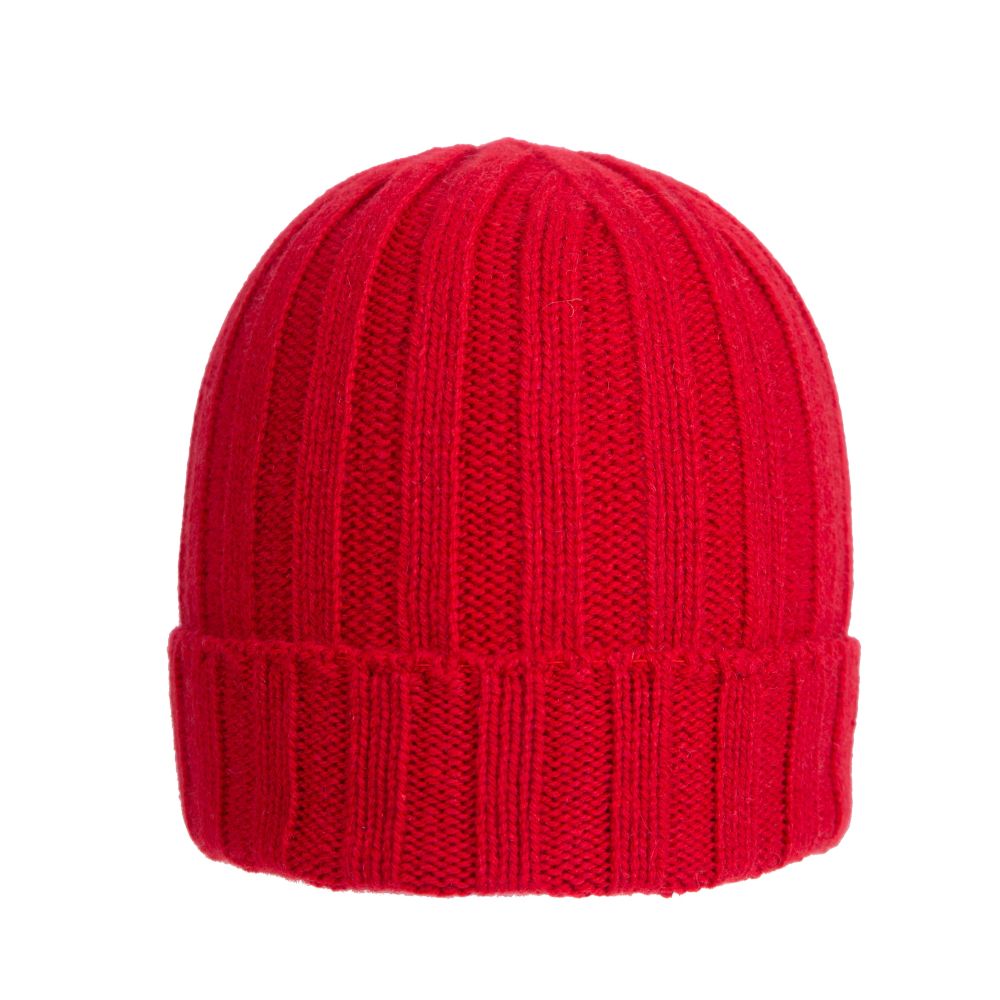 Bonnet côtelé en cachemire recyclé made in Prato