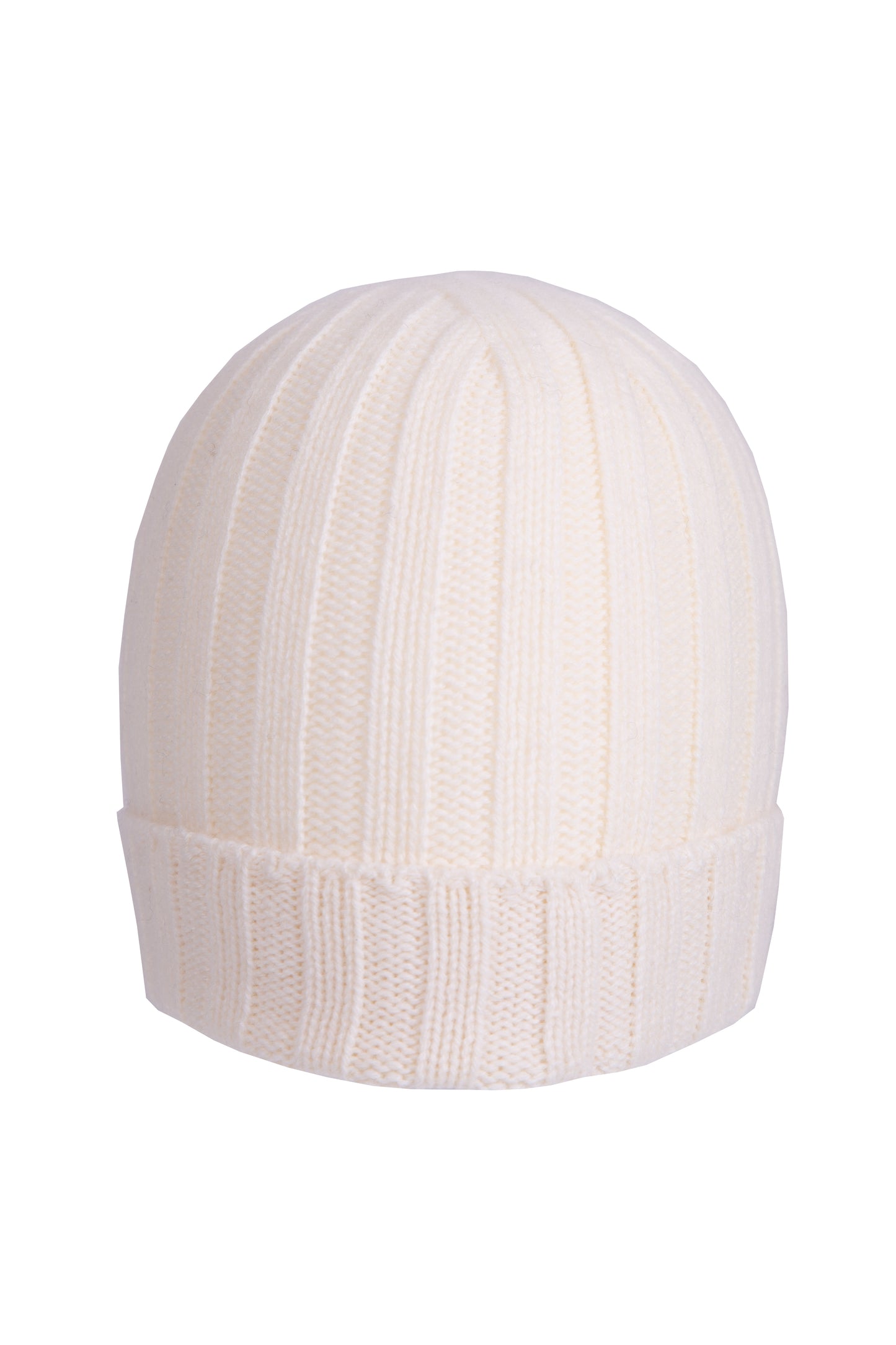 Unisex Merino Wool/Cashmere Ribbed Hat made in Italy
