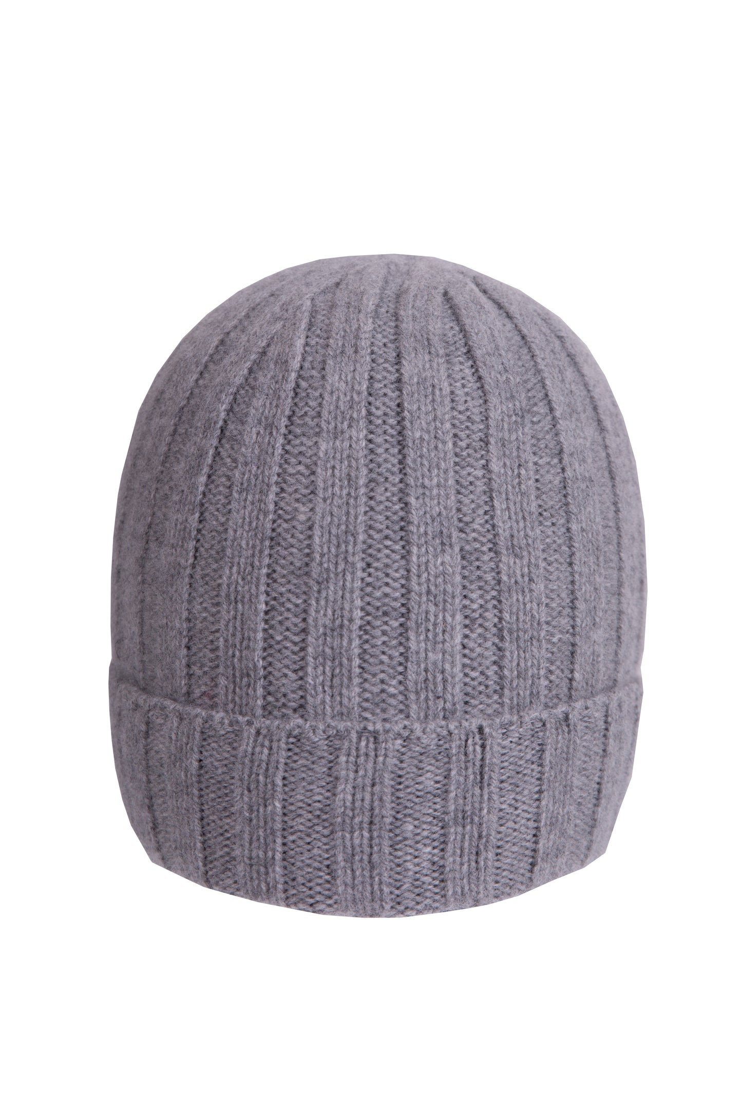 Unisex Merino Wool/Cashmere Ribbed Hat made in Italy