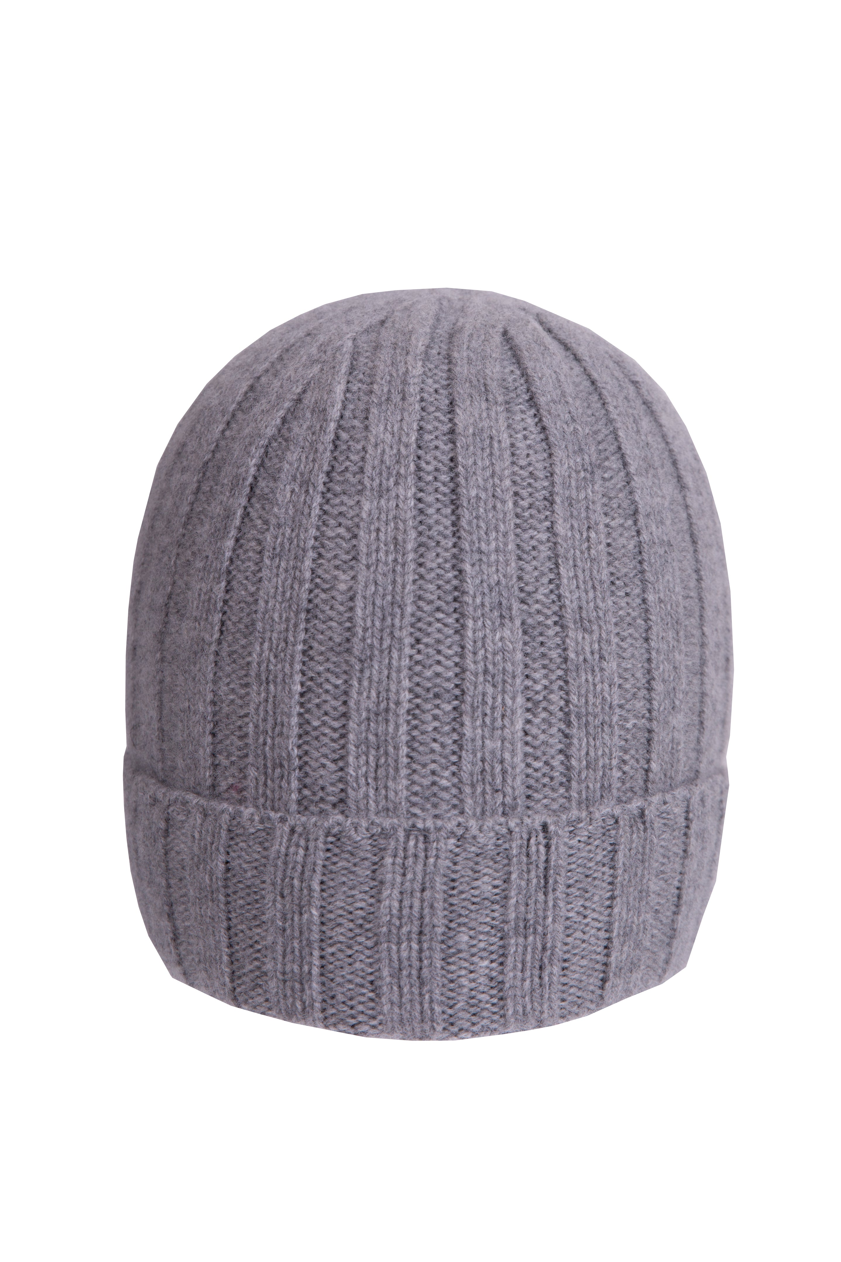 Berretto Lana Merinos/Cashmere a coste unisex made in Italy