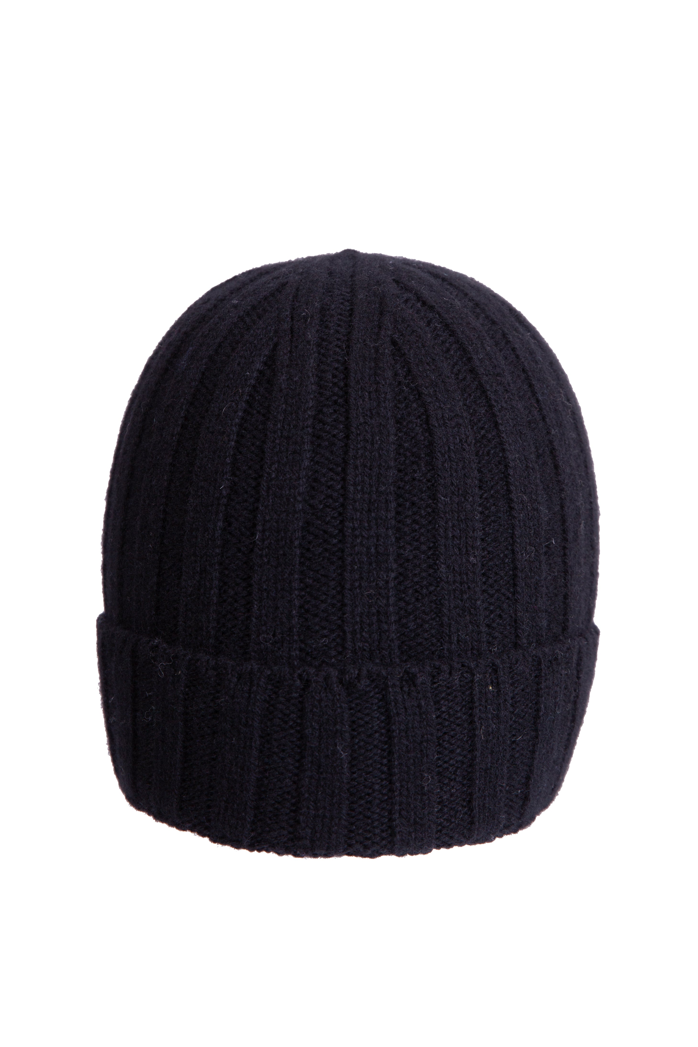 Berretto Lana Merinos/Cashmere a coste unisex made in Italy