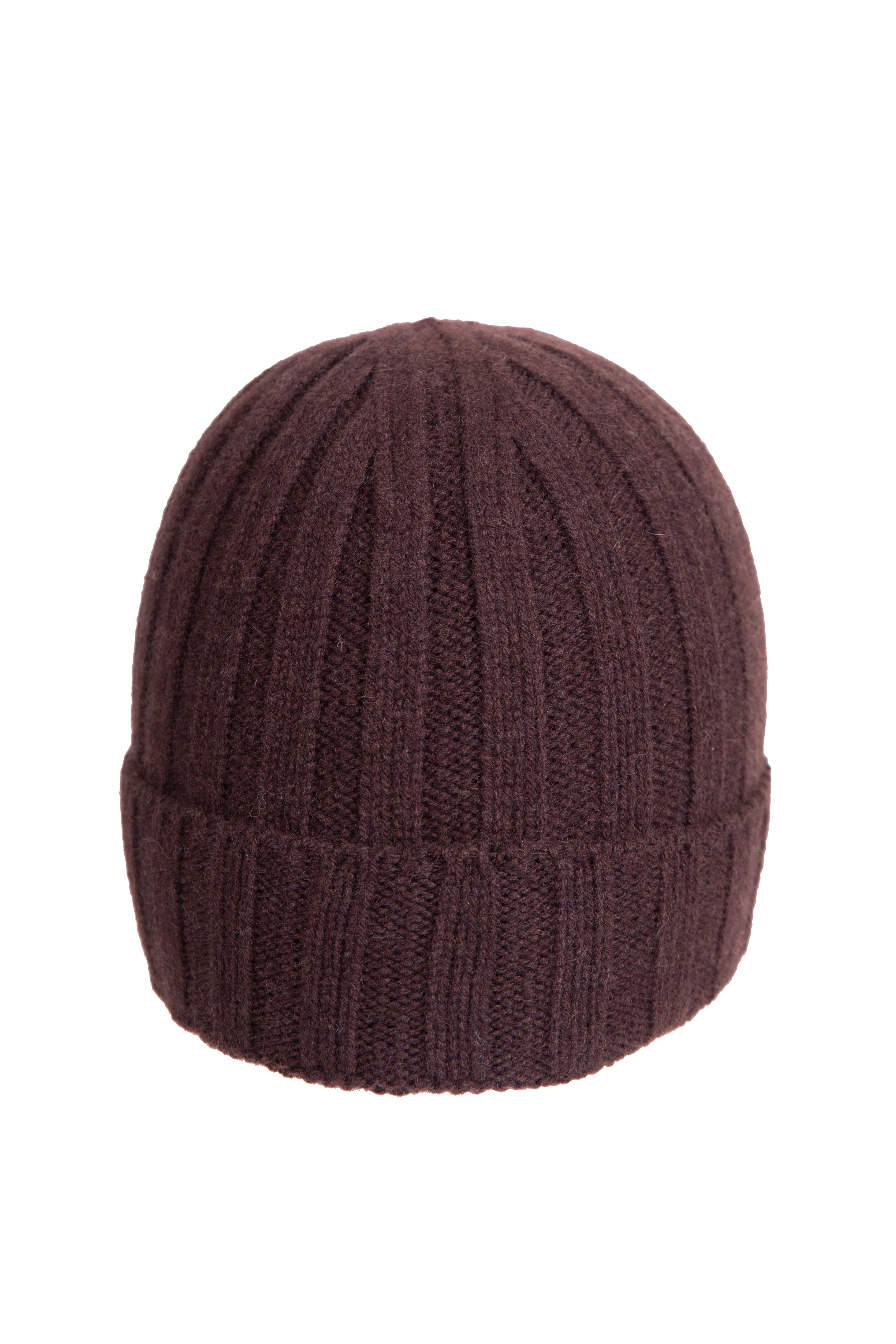 Berretto Lana Merinos/Cashmere a coste unisex made in Italy
