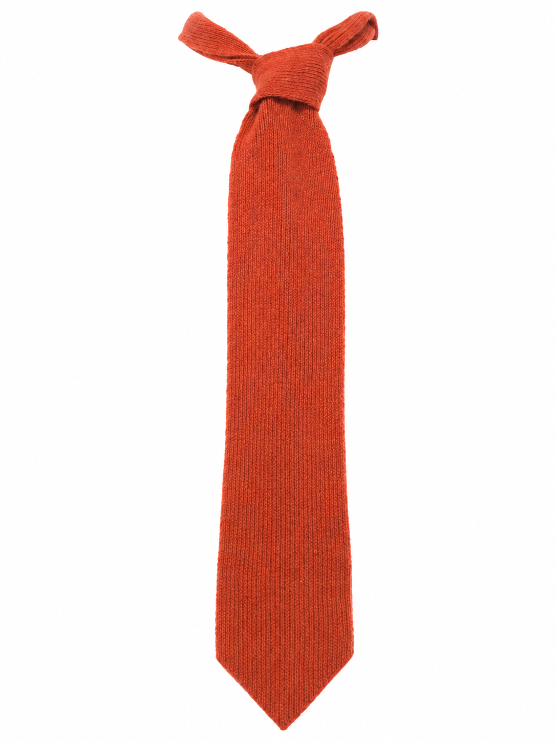 Recycled cashmere tie made in Italy
