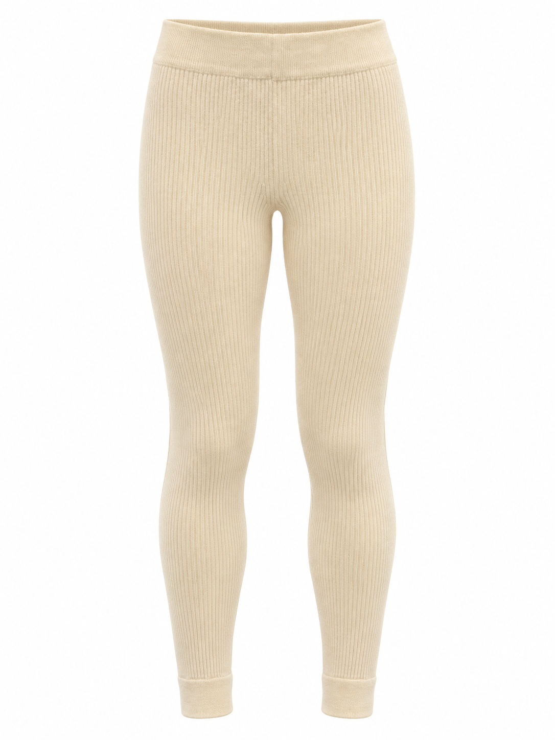 Legging Femme Côtelé en Laine Mérinos Extra-Fine