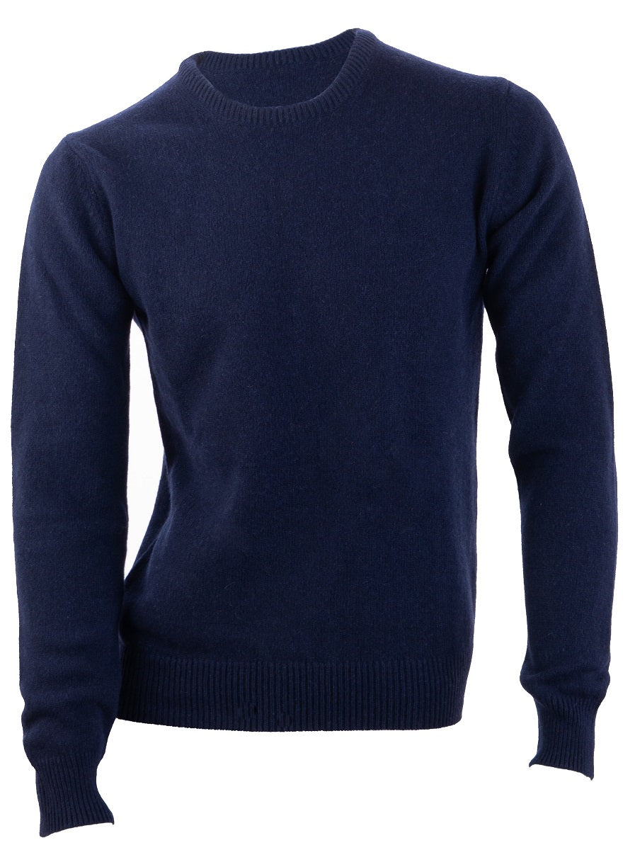 Maglione Girocollo Uomo Puro Cashmere Made in Italy Eleganza e Comfort per Look Raffinato e Confortevole