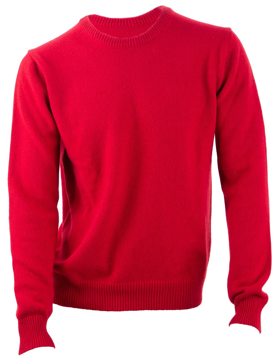 Maglione Girocollo Uomo Puro Cashmere Made in Italy Eleganza e Comfort per Look Raffinato e Confortevole