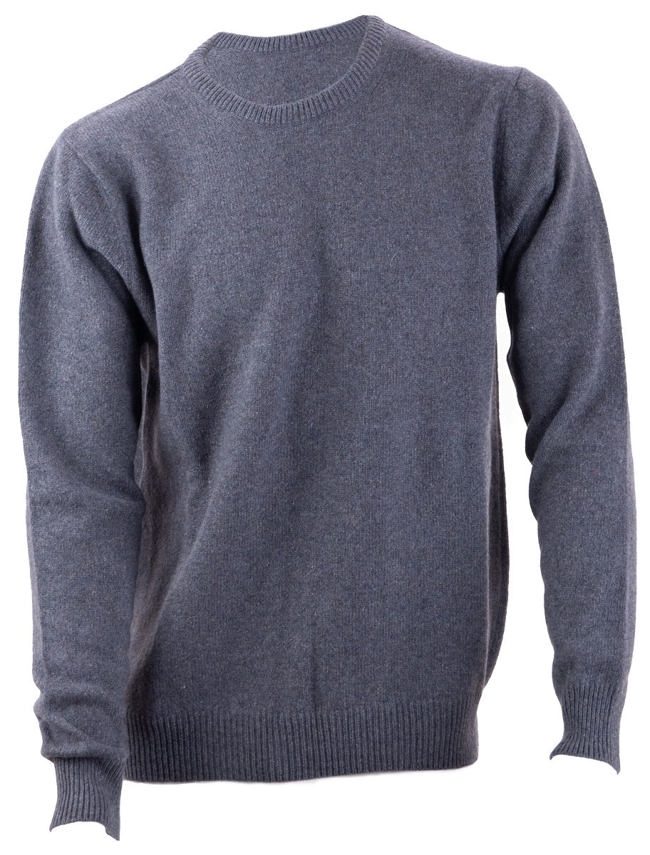 Maglione Girocollo Uomo Puro Cashmere Made in Italy Eleganza e Comfort per Look Raffinato e Confortevole
