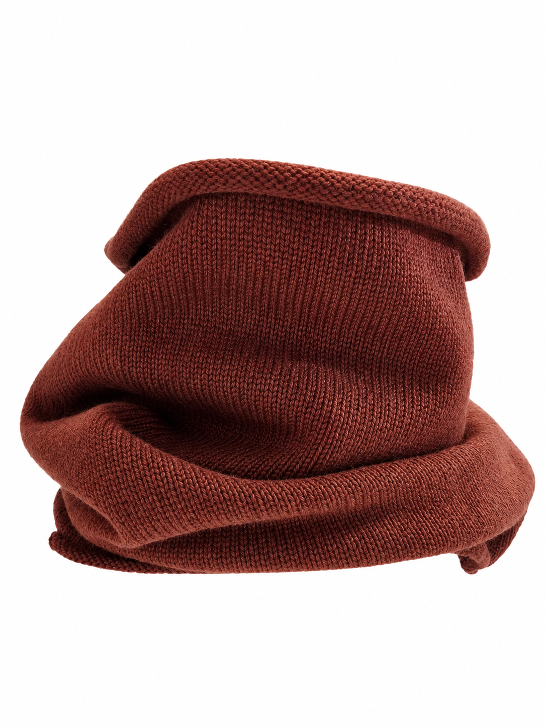 Scaldacollo Donna a Maglia Rasata Puro Cashmere Made in Italy