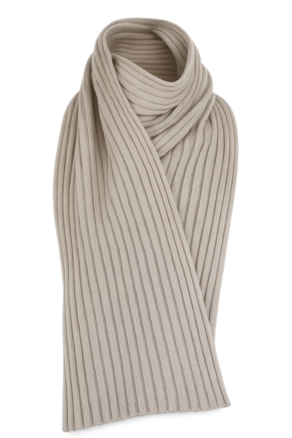 Écharpe Unisexe en Pur Cachemire ultra douce à côtes 30x180 cm Fabriquée en Italie Accessoire élégant et intemporel