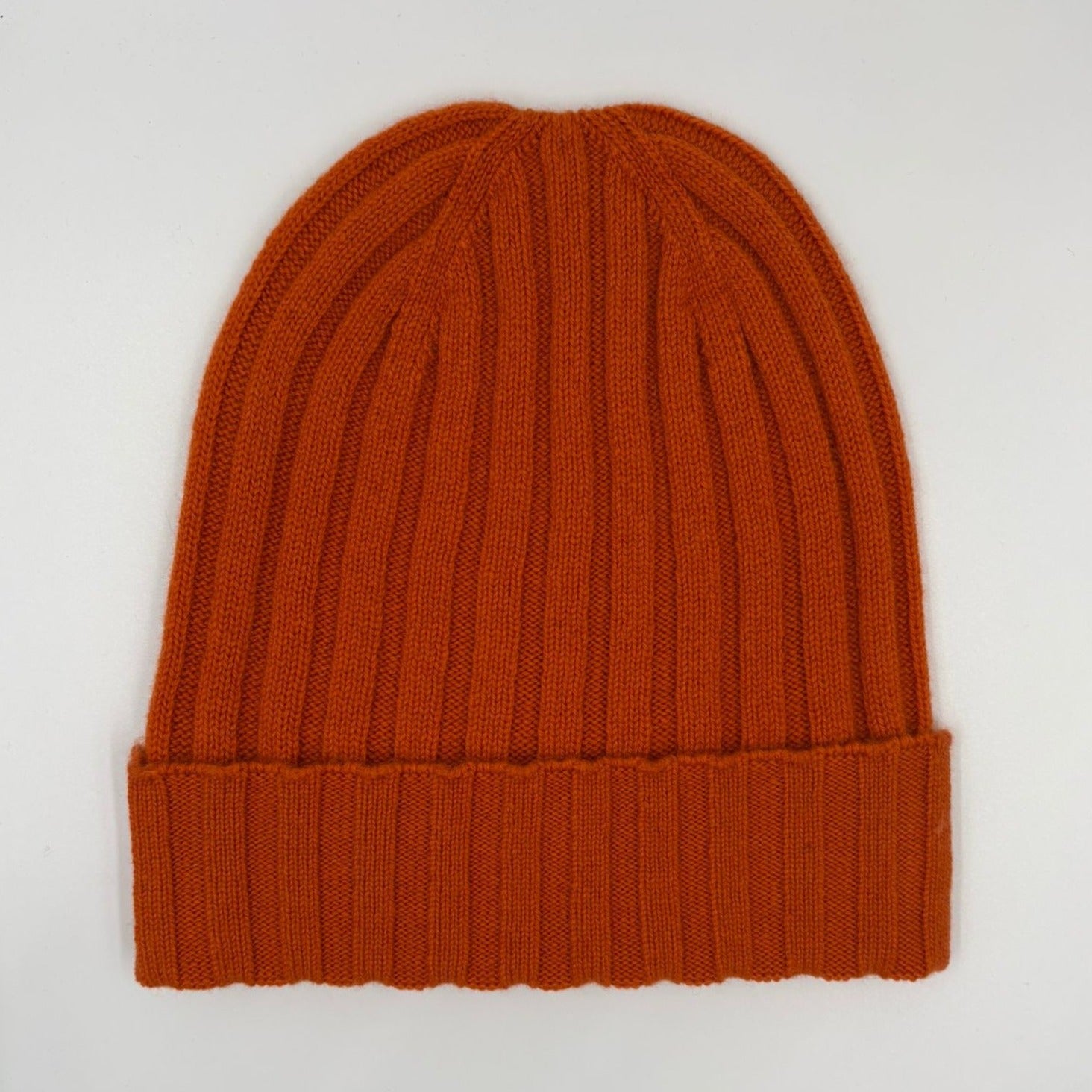 Cappellino a coste 100% cashmere superior Due Toscani Made in Tuscany