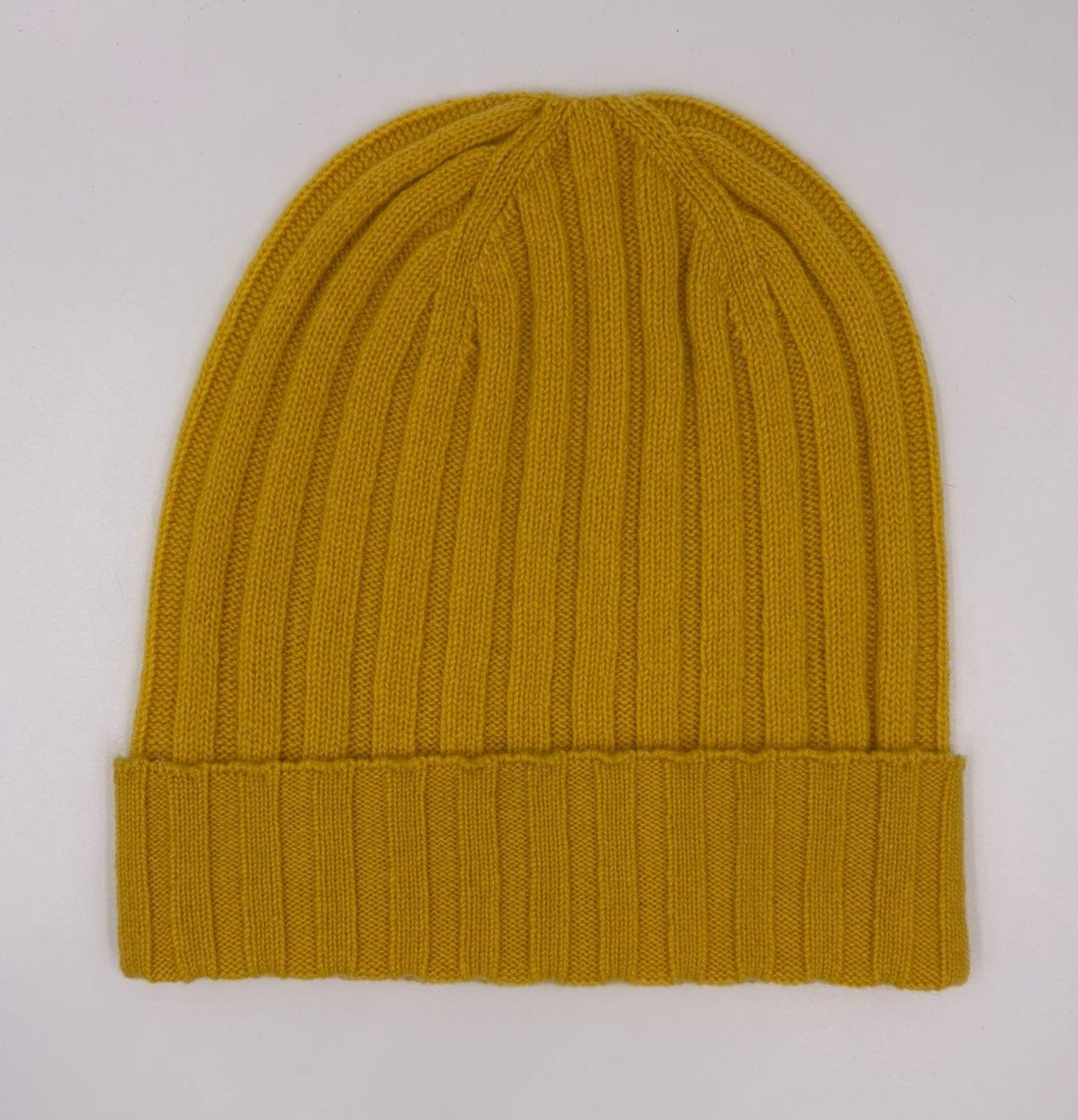 Cappellino a coste 100% cashmere superior Due Toscani Made in Tuscany