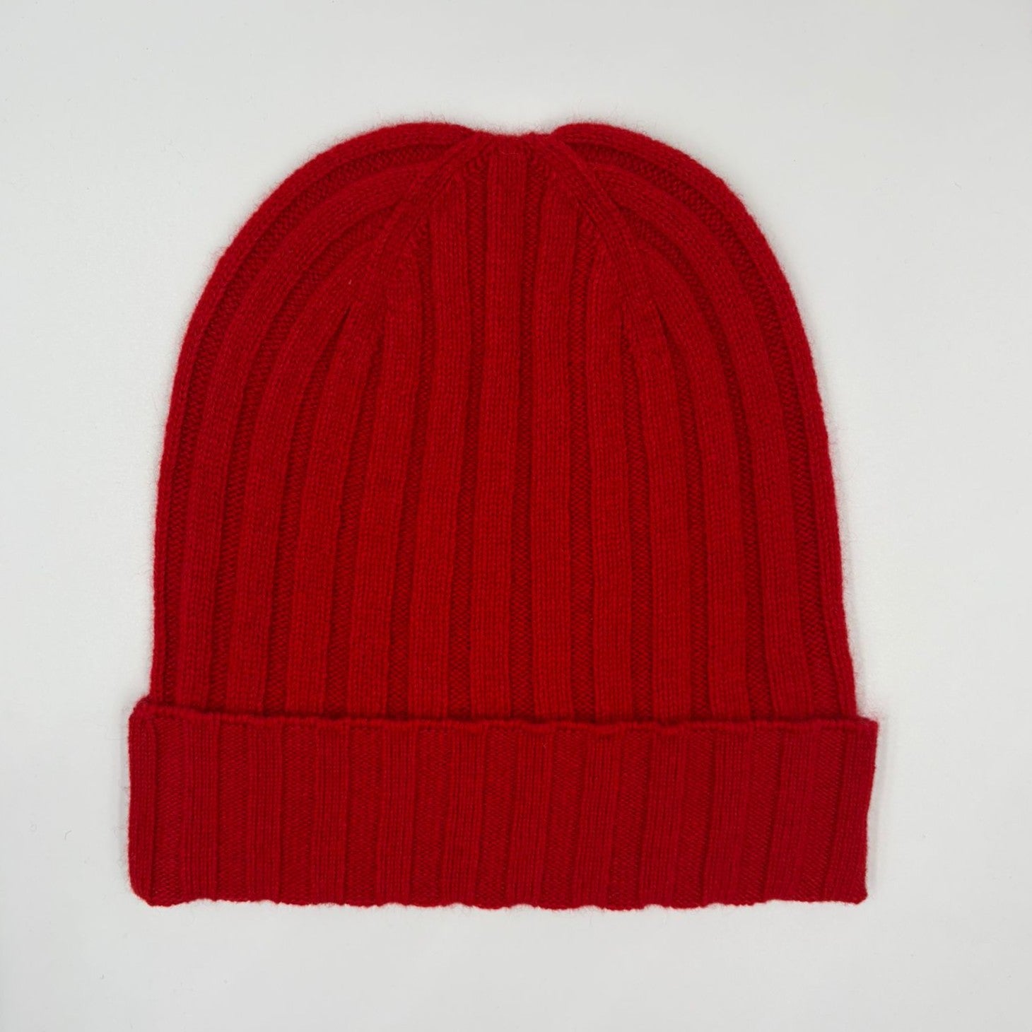 Cappellino a coste 100% cashmere superior Due Toscani Made in Tuscany
