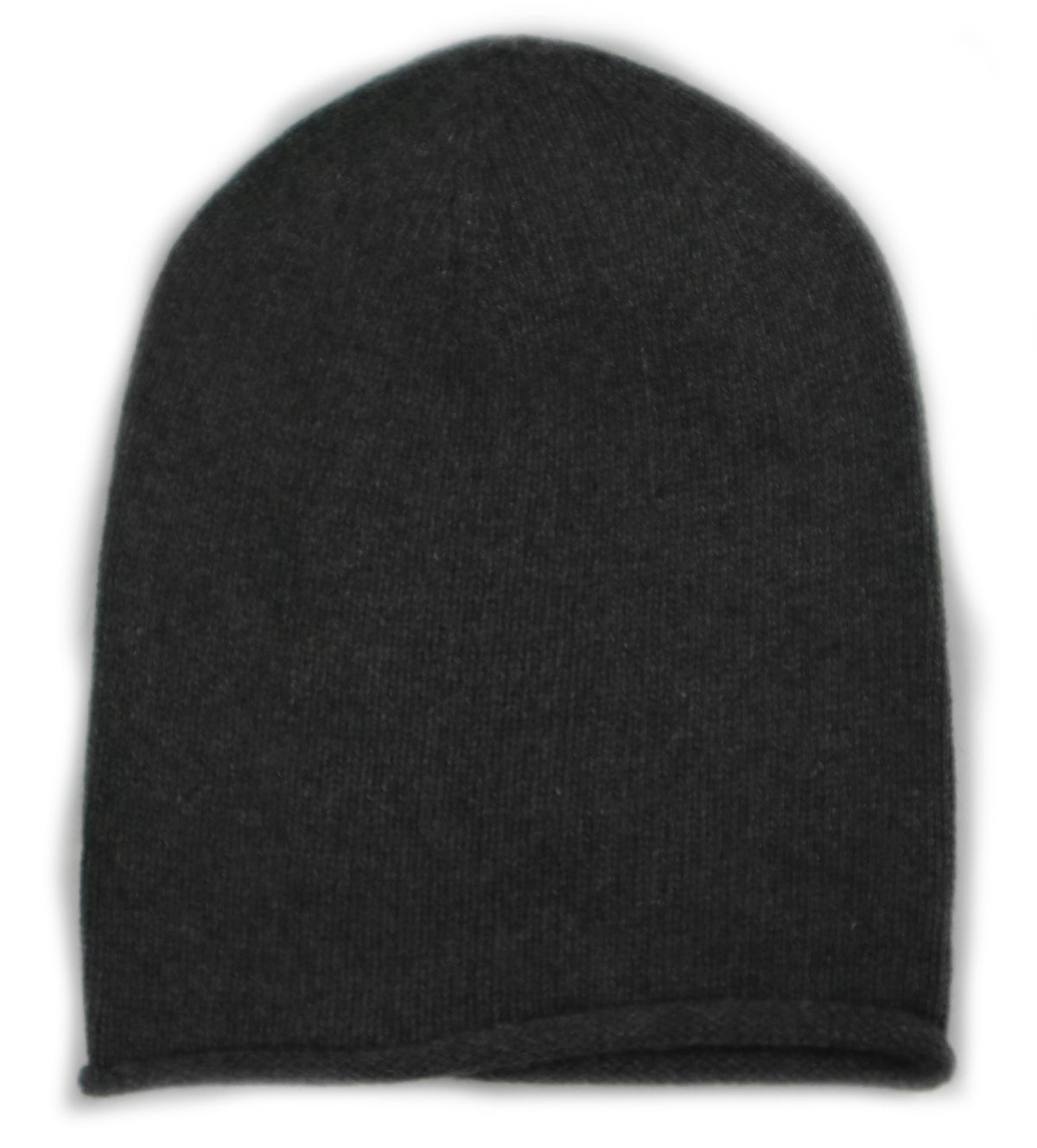 Bonnet doux et uni unisexe en cachemire recyclé fabriqué à Prato
