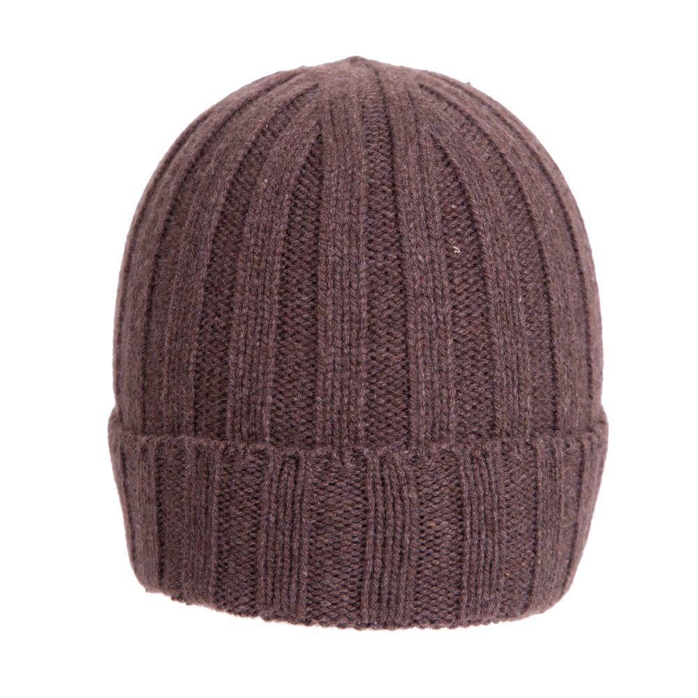 Berretto a coste in cashmere riciclato made in Prato