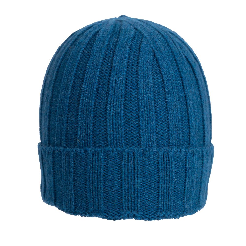 Due Toscani Bonnet côtelé en pur cachemire fabriqué en Italie unisexe élégance artisanale et confort parfait pour tous les jours