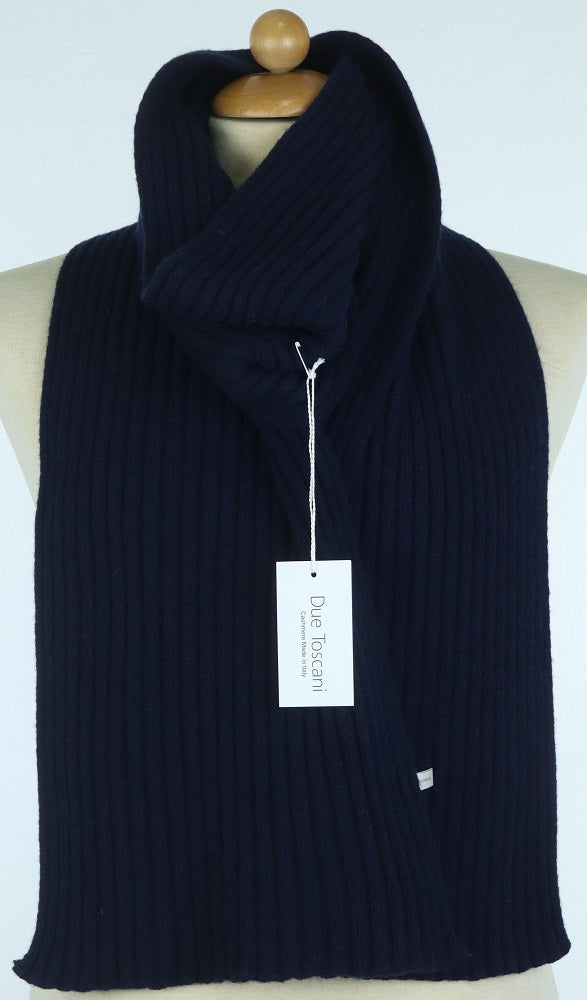 Morbidissima Sciarpa a Coste Unisex in Puro Cashmere Riciclato 25x160 cm Made in Italy Accessorio Elegante e Sostenibile